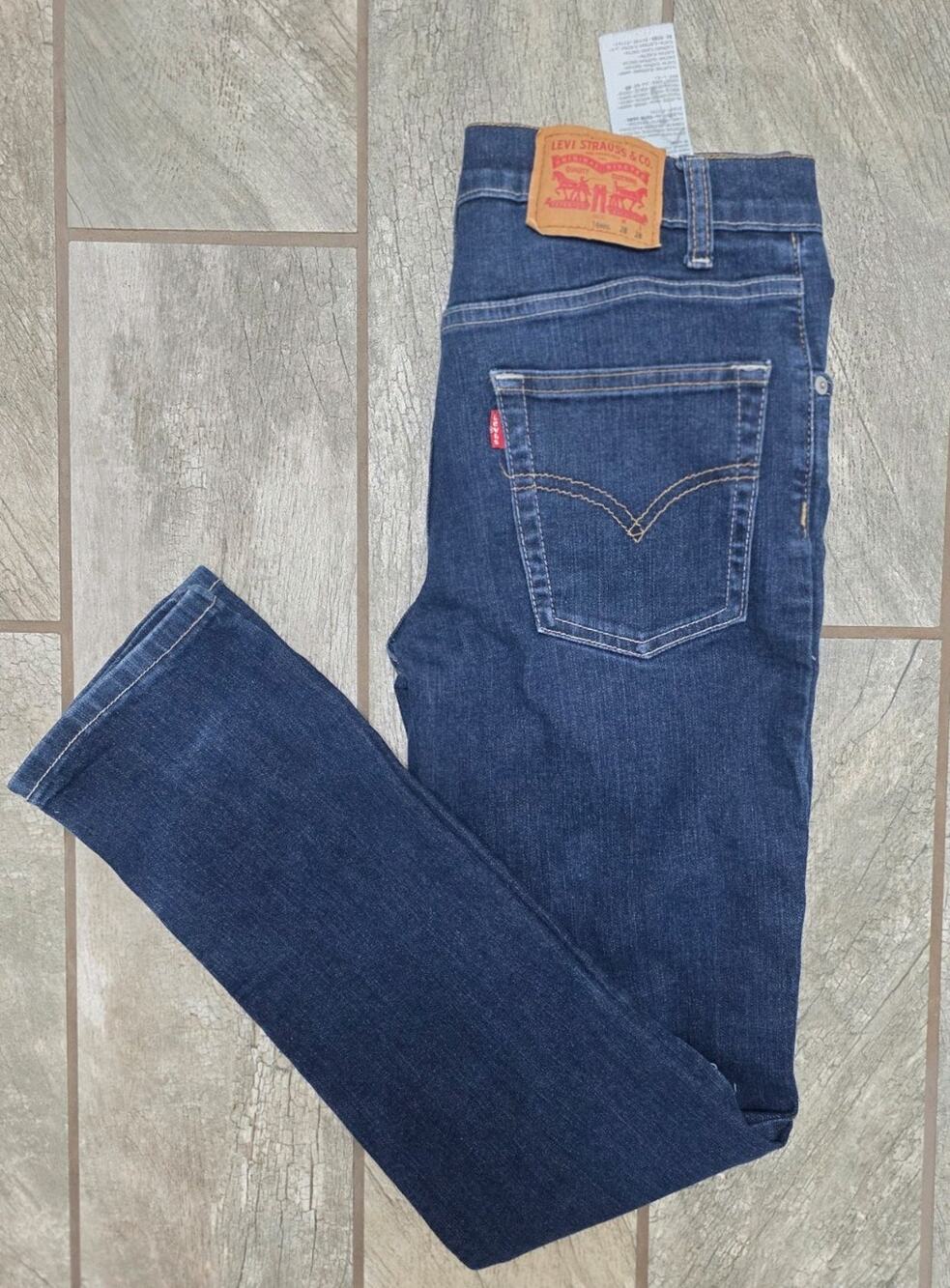 Levi’s 512 Slim Taper Jeans Womens 16 W28 L28 Dark Wash Stretch Denim